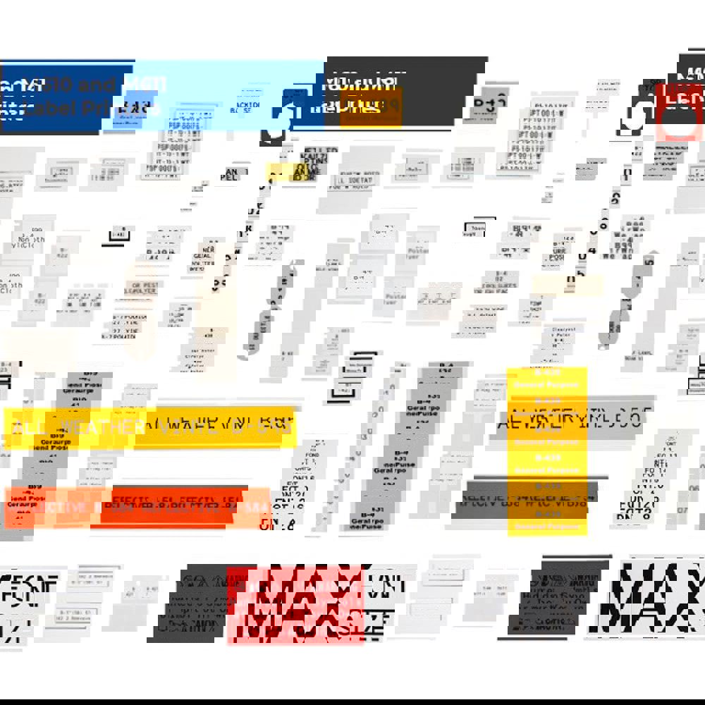 Label Maker & Tape Accessories; For Use With: Circuit Board Labeling; Component and Equipment Labeling; Data and Telecommunications Labeling; Electrical Labeling; General Identification; Wire and Cable Labeling ; Color: Blue; Gray ; Overall Height: 4.55in